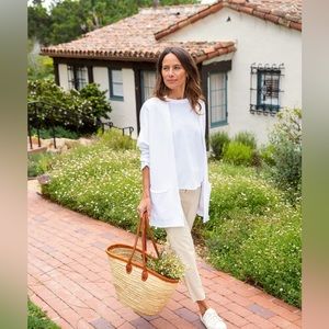 Frank & Eileen Cream Cropped Pants